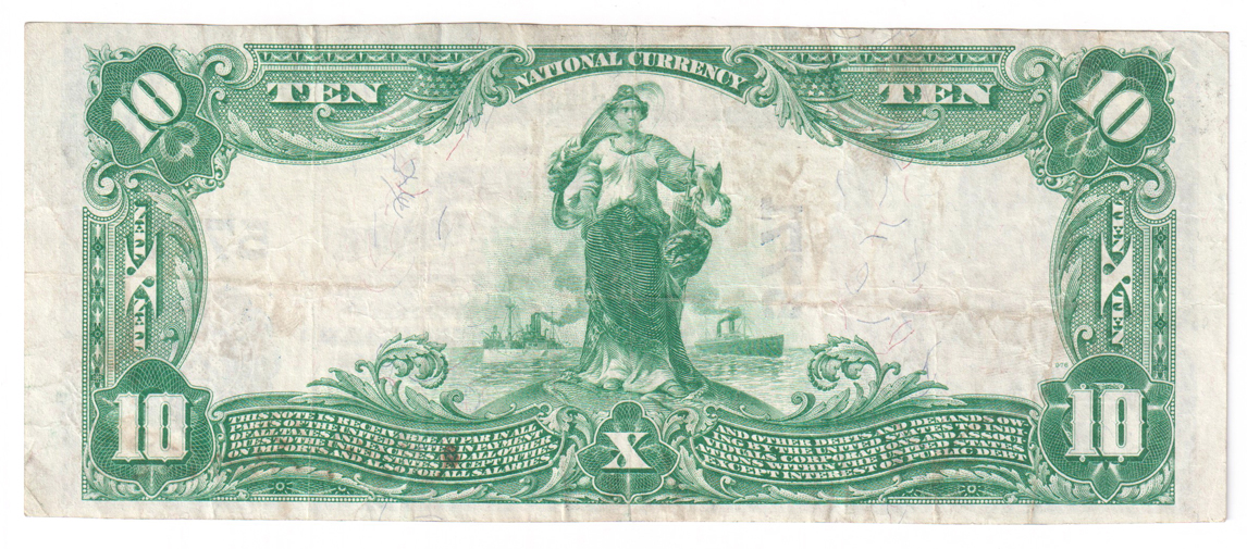 1902 $10 Blue Seal - Barry, IL Charter #5771 - VF