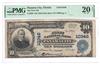 1902 $10 Blue Seal - Panama City, FL Charter #10346 - PMG VF-20/tear repair