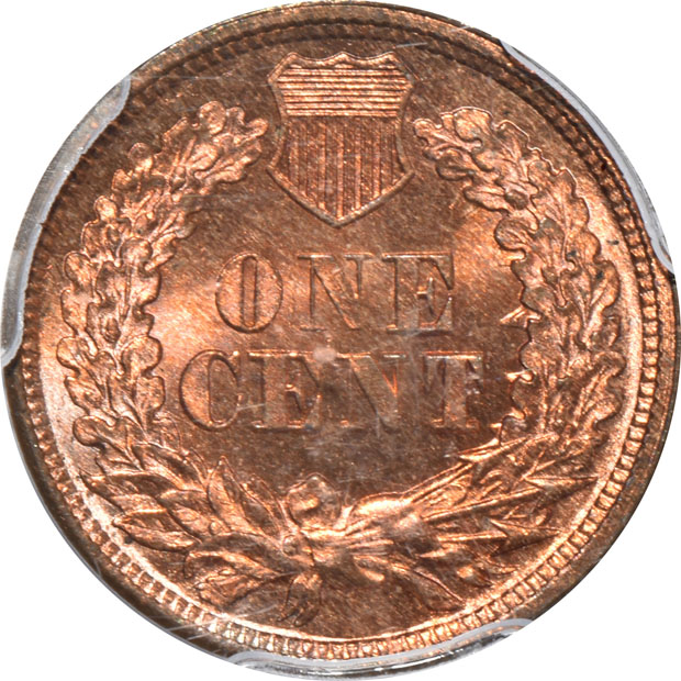 1864 Bronze PCGS MS-65RD