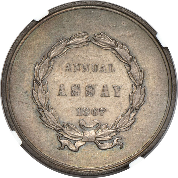 1860, 1867, and 1874 U.S. Assay Commission Medals certified by NGC, as described