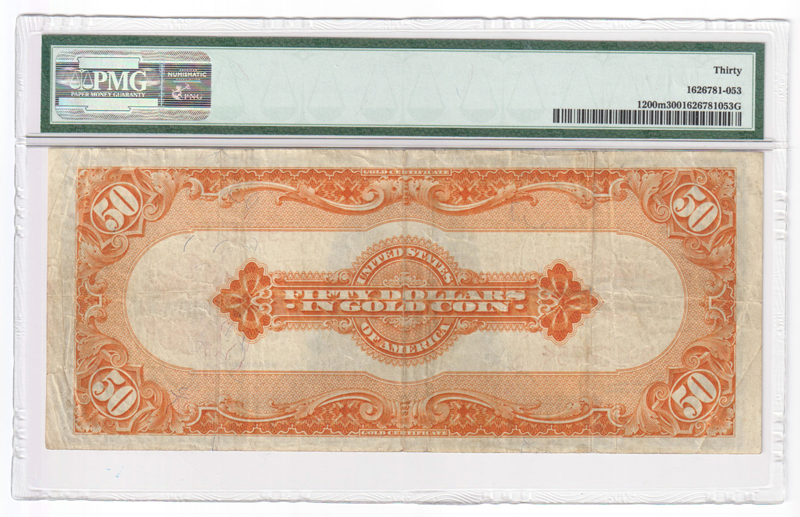 1922 $50 Fr# 1200m - PMG VF-30