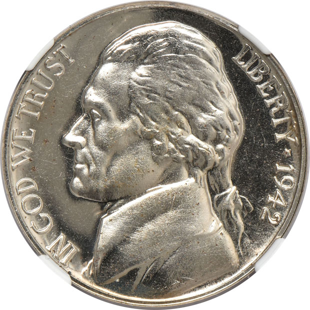 1942 Proof Set certified by NGC