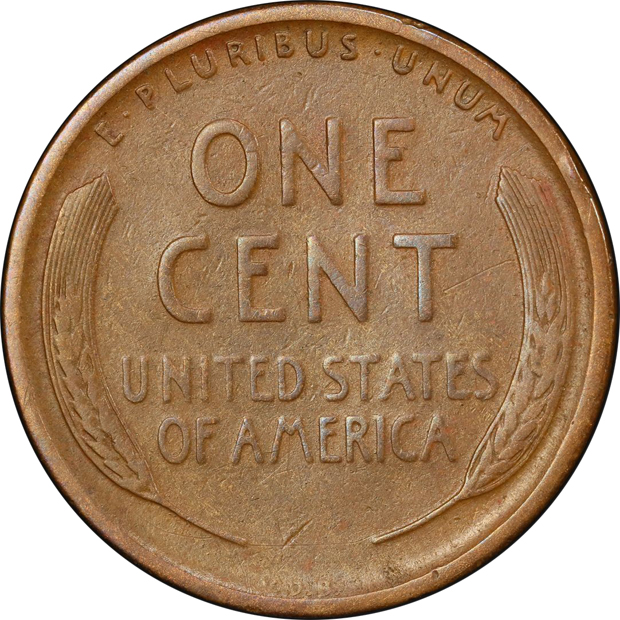 1909-S VDB Lincoln PCGS F-12