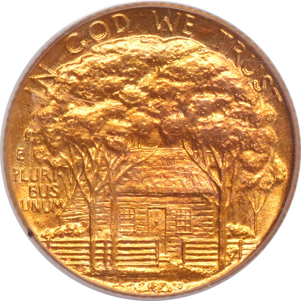 1922 $1 Grant Memorial With Star PCGS MS-65