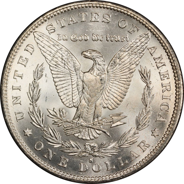 1889-S PCGS MS-64 CAC