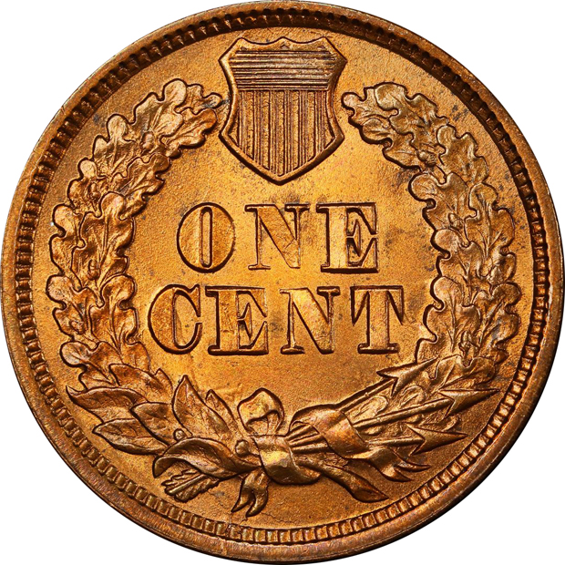 1867/67 PCGS MS-64RD