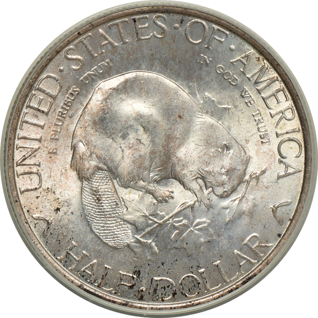 1936 Albany, 1936 Bay Bridge, and 1936 Wisconsin, all PCGS MS-66 (green label)