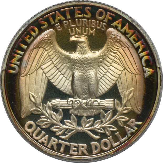 1992-S, 1996-S, and 1998-S Proof silver quarters, all PCGS PR-68DCAM
