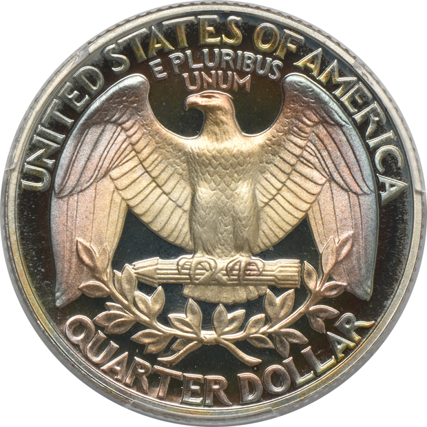 1992-S, 1996-S, and 1998-S Proof silver quarters, all PCGS PR-68DCAM
