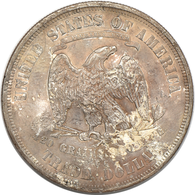 1875, 1875-CC, and 1877, all Chop Mark