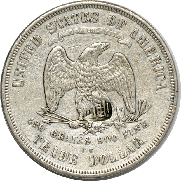 1875, 1875-CC, and 1877, all Chop Mark
