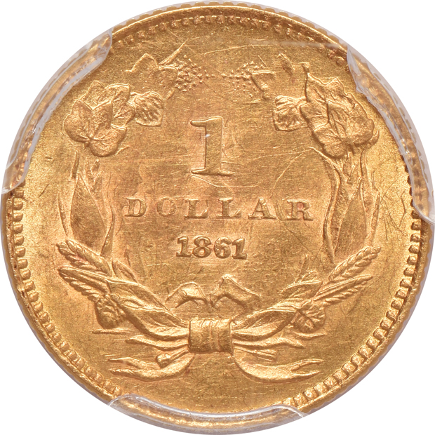 1852 and 1861, both PCGS MS-62