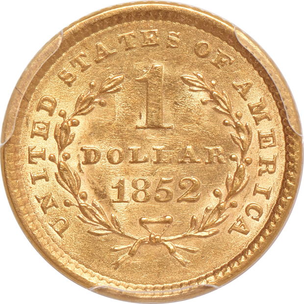 1852 and 1861, both PCGS MS-62