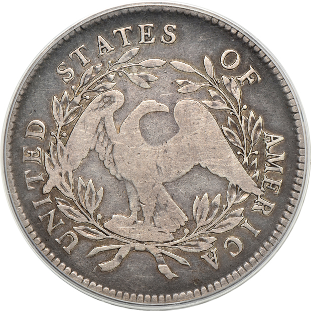 1795 3 Leaves B-7 BB-18 PCGS F-12