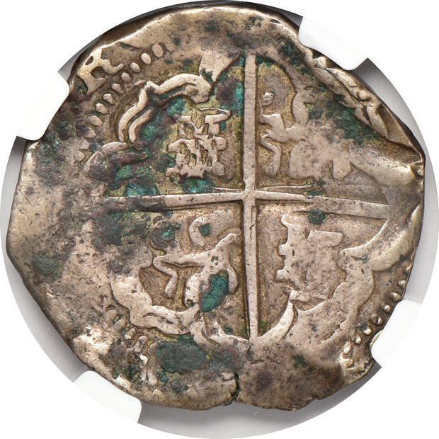 Bolivia - (1618-21) Philip III 8 reale - NGC XF detail/environmental damage