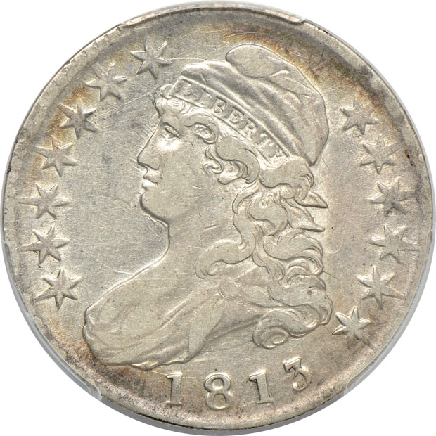 1813 O-104 PCGS VF-25, and an 1830 Medium 0 O-119 NGC AU-53
