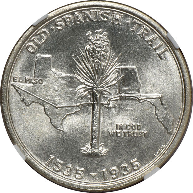 1935 Spanish Trail NGC MS-66 CAC