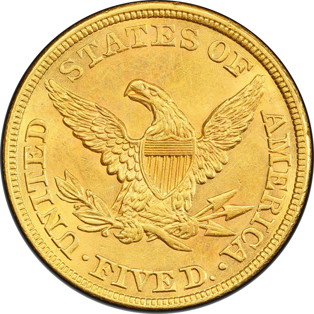 1856 PCGS UNC details/scratch