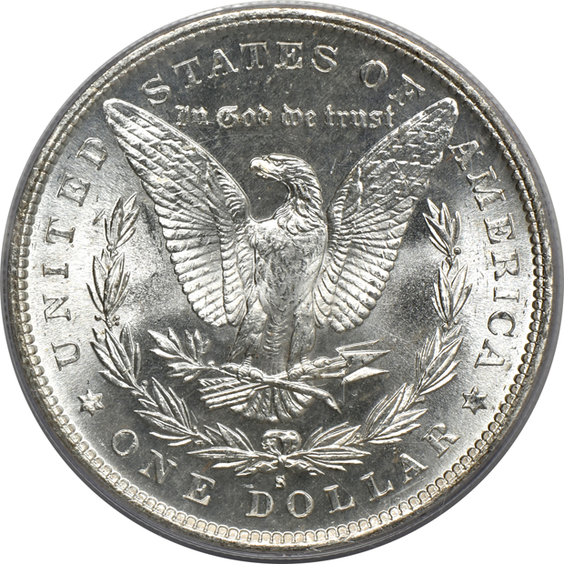 1880-S and 1881-S, both PCGS MS-66 (green label)