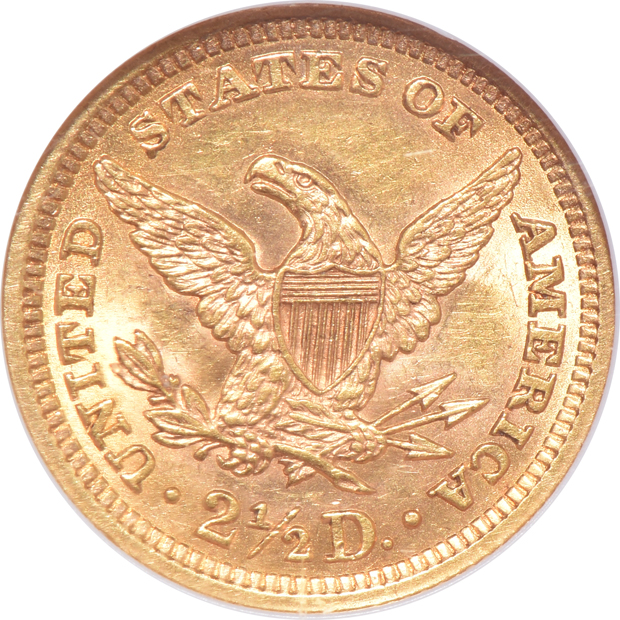 Seven different quarter eagles certified MS-61 by NGC