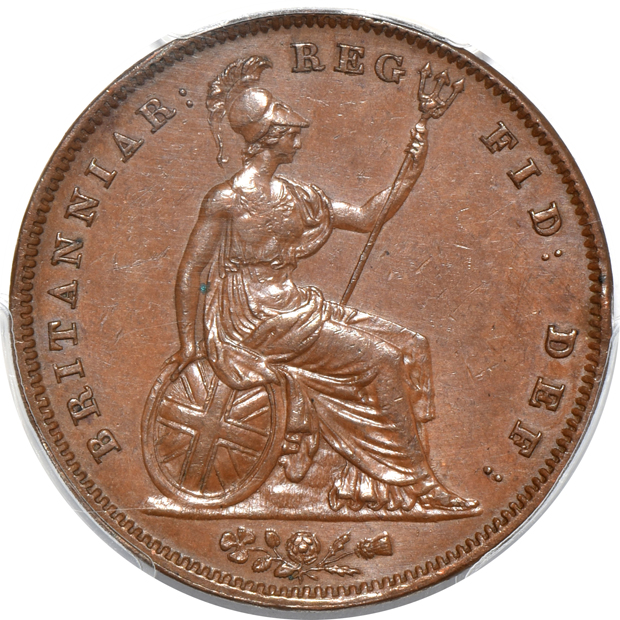 Great Britain - 1841, 1851 and 1857 pennies, all PCGS AU-58