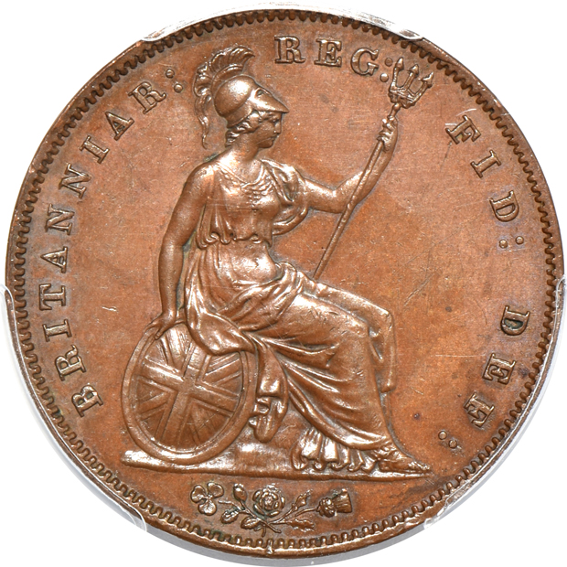 Great Britain - 1853, 1854/3, 1858 pennies, all PCGS