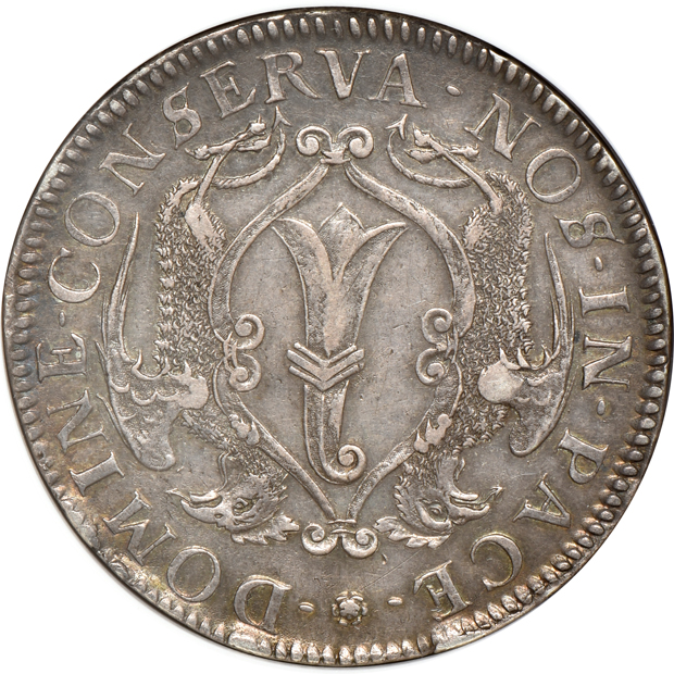 Switzerland - Undated taler Basel DAV-1744 - NGC XF details/cleaned