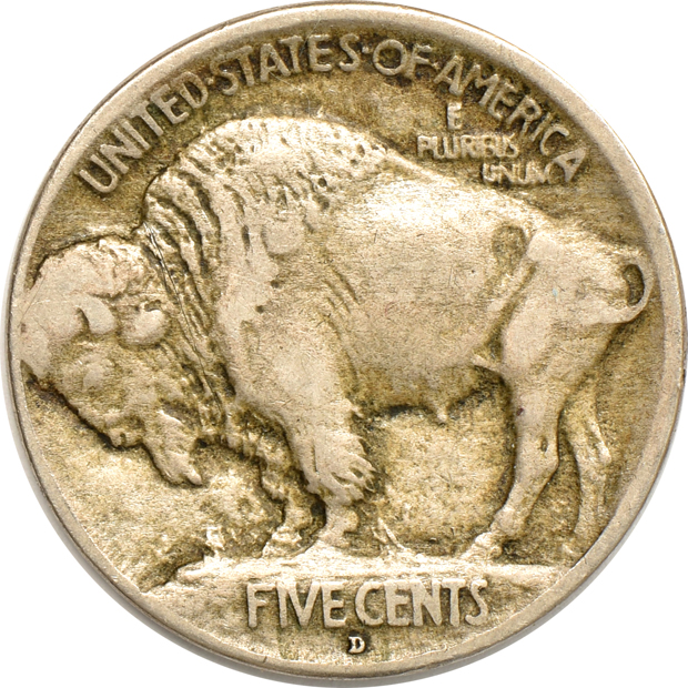 Three "hobo" nickels
