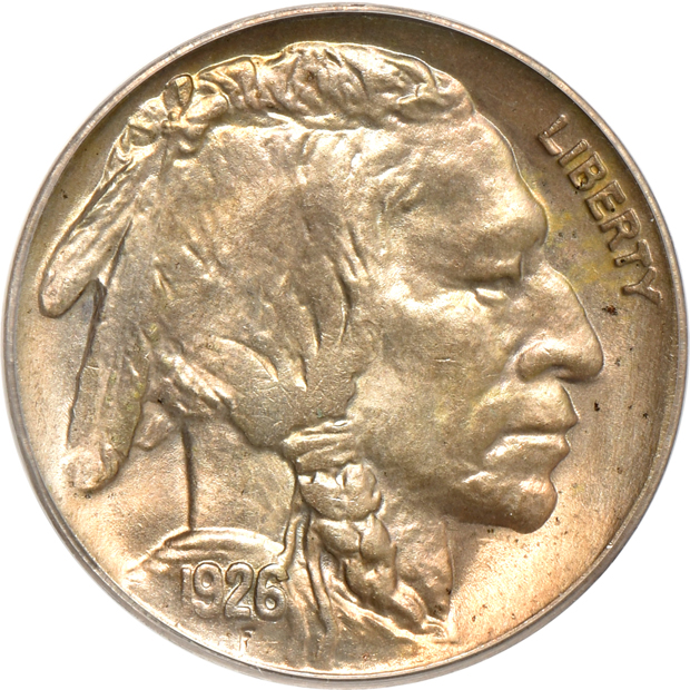1926, 1927, and 1929, all PCGS MS-65 (green label)