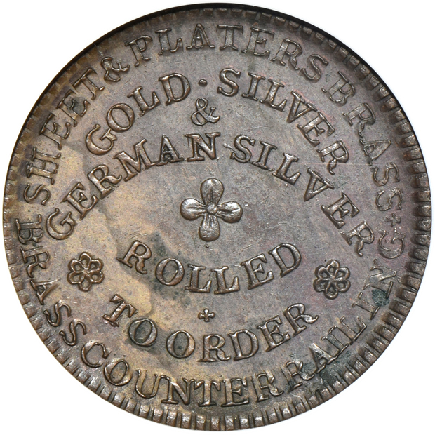 1834 HT-427 MS-62 BRN, 1837 HT-297 MS-62 BRN, and an 1837 HT-304 AU-55, all ANACS
