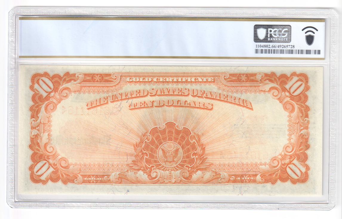 1922 $10 Fr# 1173 - PCGS GemCU-66 PPQ