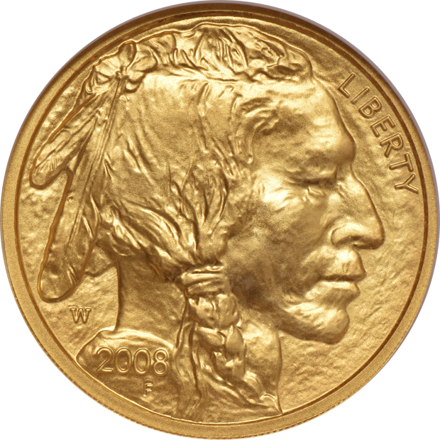 2008-W $25 1/2oz, $10 1/4oz, and $5 1/10oz gold Buffaloes, all NGC MS-70 Early Releases