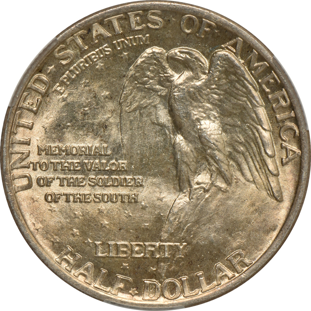 1925-S California MS-63, 1925 Stone Mountain MS-64, and a 1926-S Oregon MS-64, all CACG