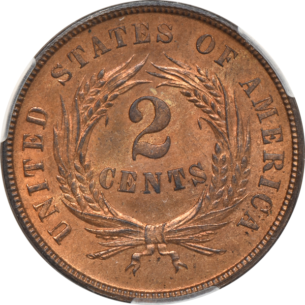 1867 CACG MS-66RB