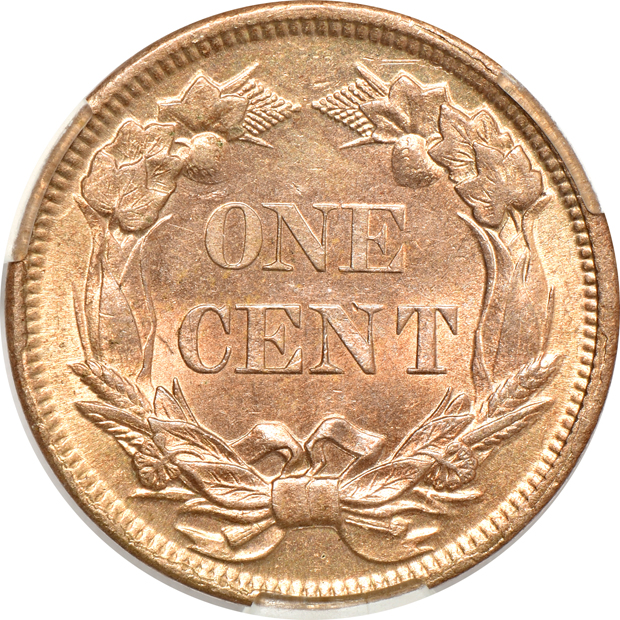 1858 Small Letters CACG MS-62