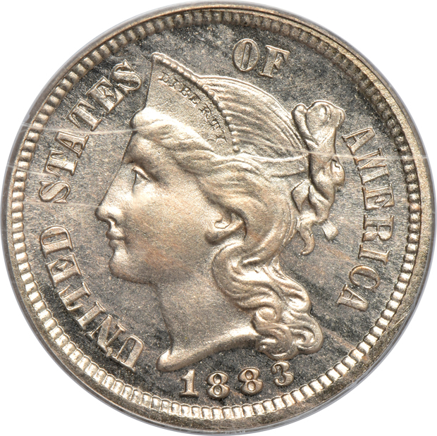 1883 PCGS, and an 1885 NGC, both PR-64