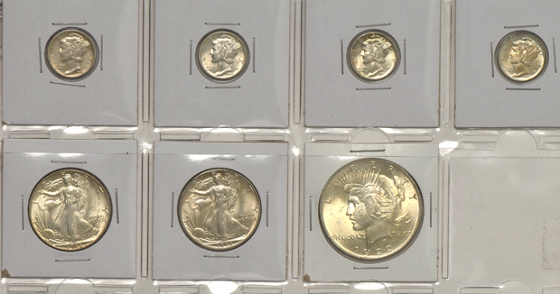 Collection of 27 different U.S. Type coins