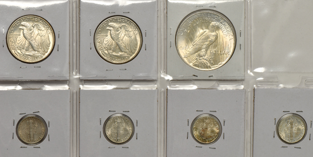 Collection of 27 different U.S. Type coins