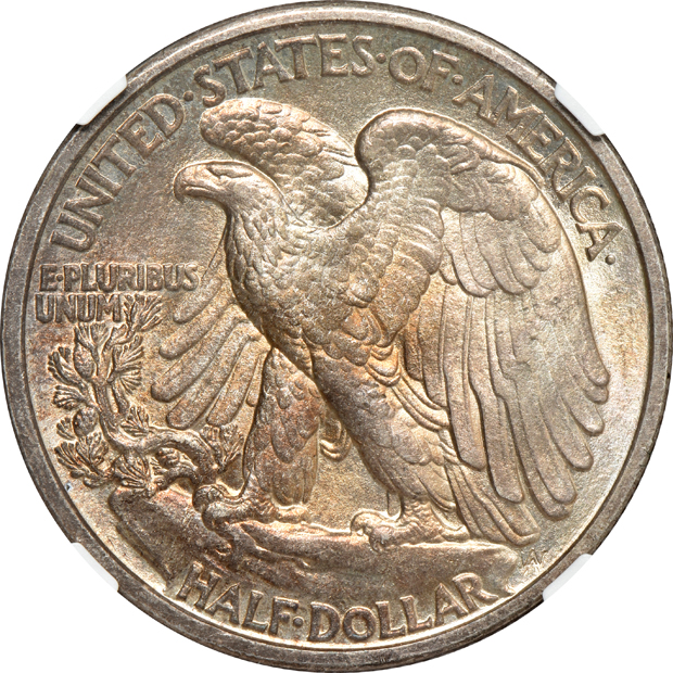 1917-S Obverse NGC UNC details/artificial toning