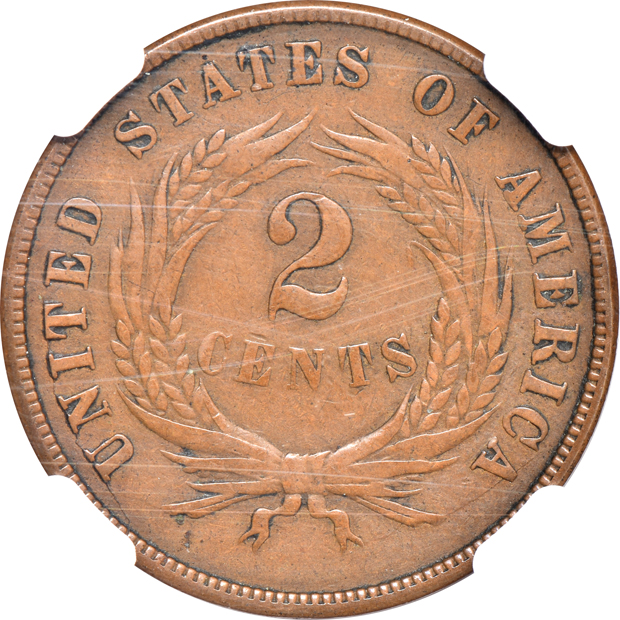 1872 NGC XF-45 BN