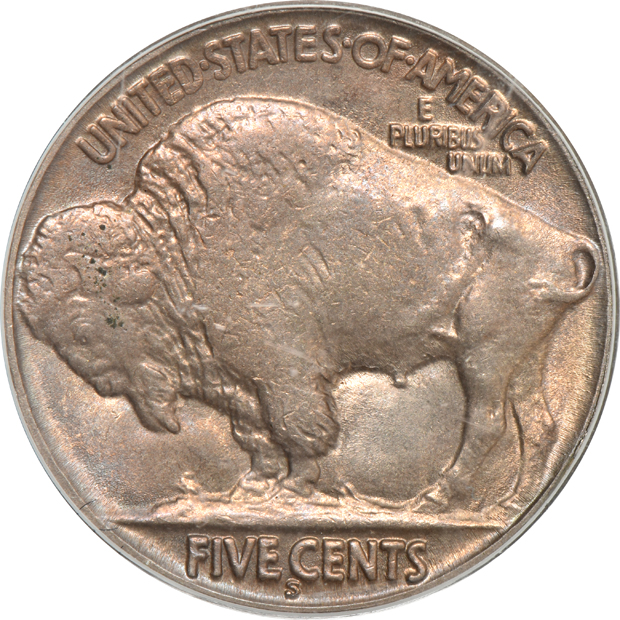 1918-S PCGS MS-62 (green label) CAC
