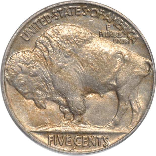 1913-S Type 1 MS-64, 1914-D MS-64, and a 1915-D MS-63, all PCGS (green label)