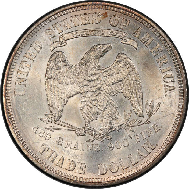 1875 Trade Type I/II PCGS MS-63