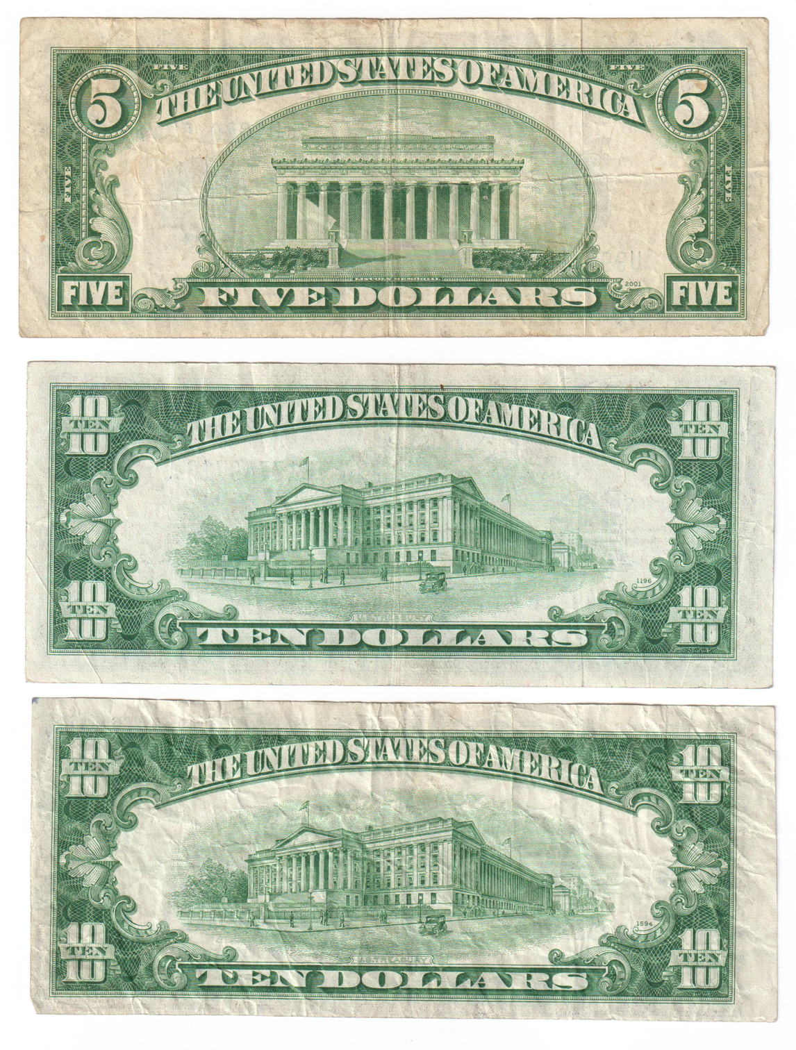 Small Sized Silver Certiificates in Two Binders