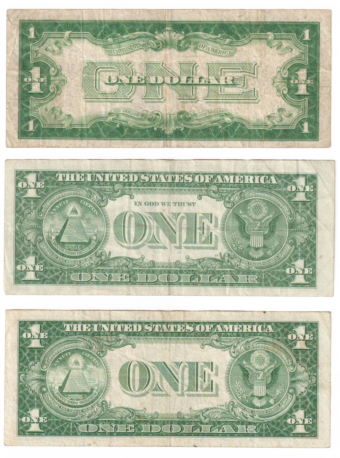 Small Sized Silver Certiificates in Two Binders