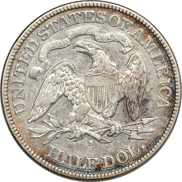 1876-S WB-43 XF details/cleaned