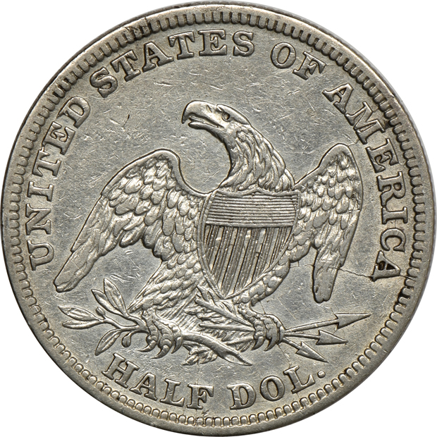 1840 (O) Without O Mintmark Reverse of 1838 WB-101 XF/cleaned