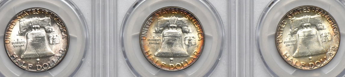 Nine certified U.S. type coins