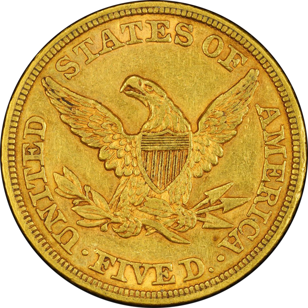 1860 PCGS XF-45 CAC