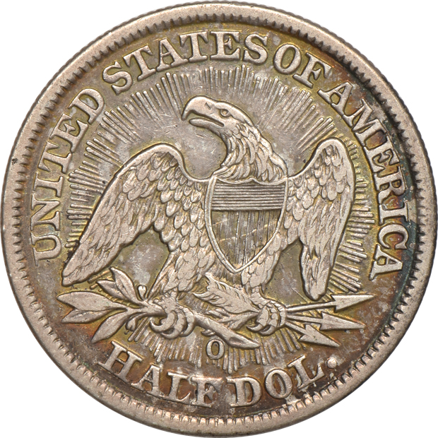 1853-O Arrows and Rays XF